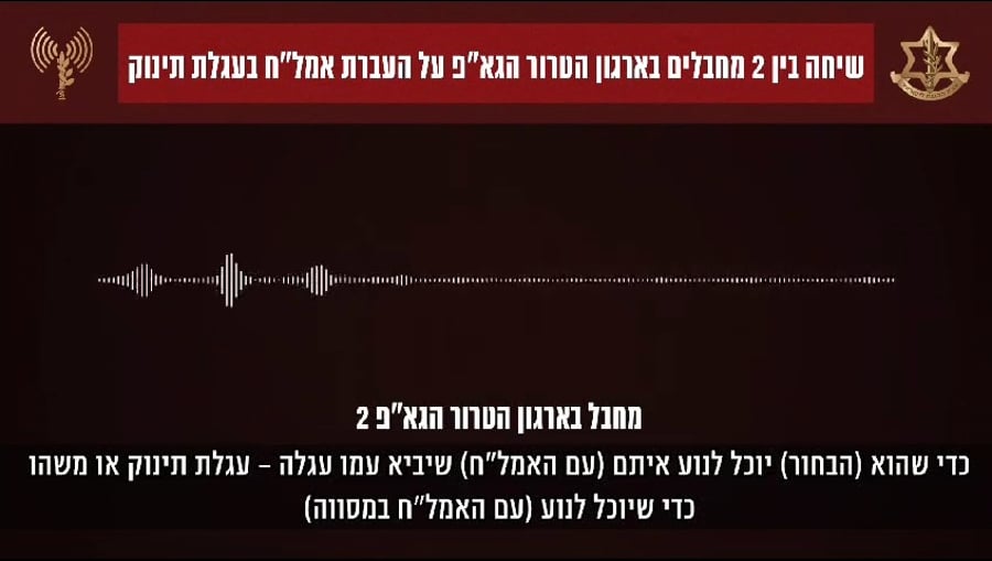 "תביא איתך עגלה של תינוק" | צה"ל חושף את האכזריות הבלתי נתפסת של המחבלים בעזה