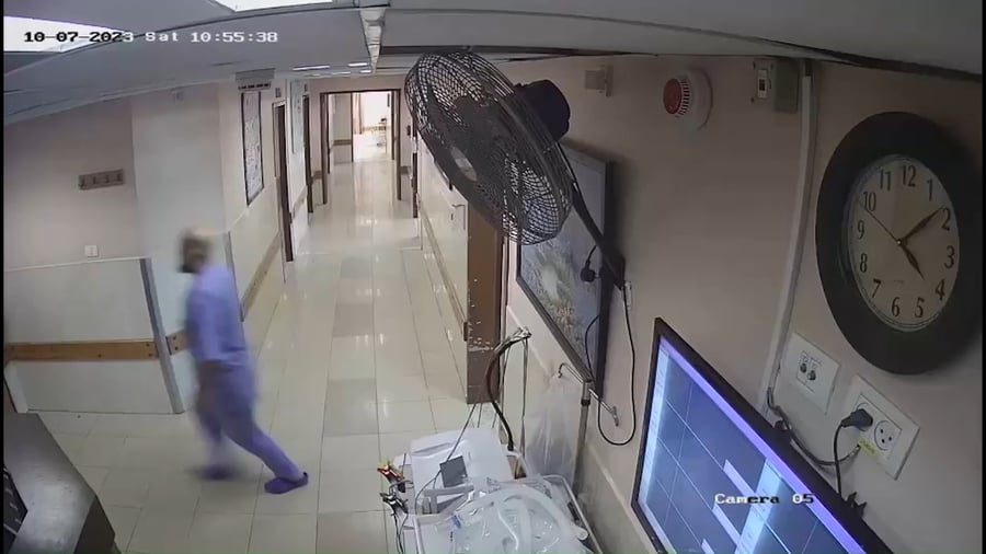 התיעוד מתוך בית החולים