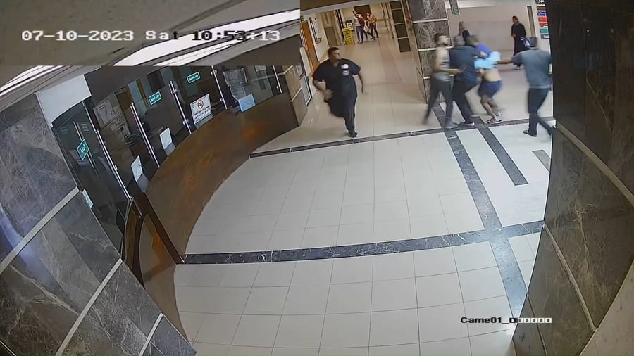 התיעוד מתוך בית החולים