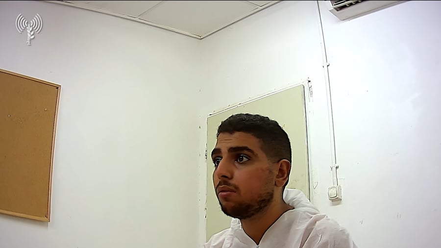 חקירת אחד המחבלים שנעצר ב-12.11.23