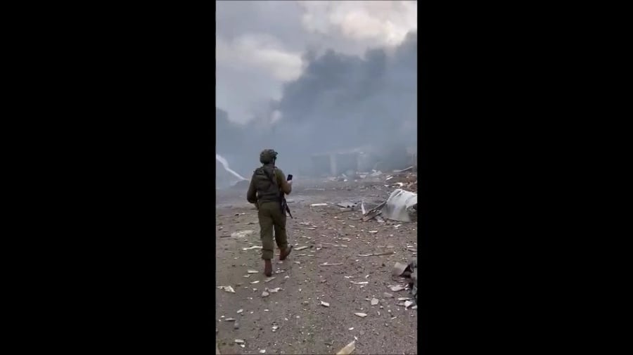 ההרס במוצב בירנית, הבוקר