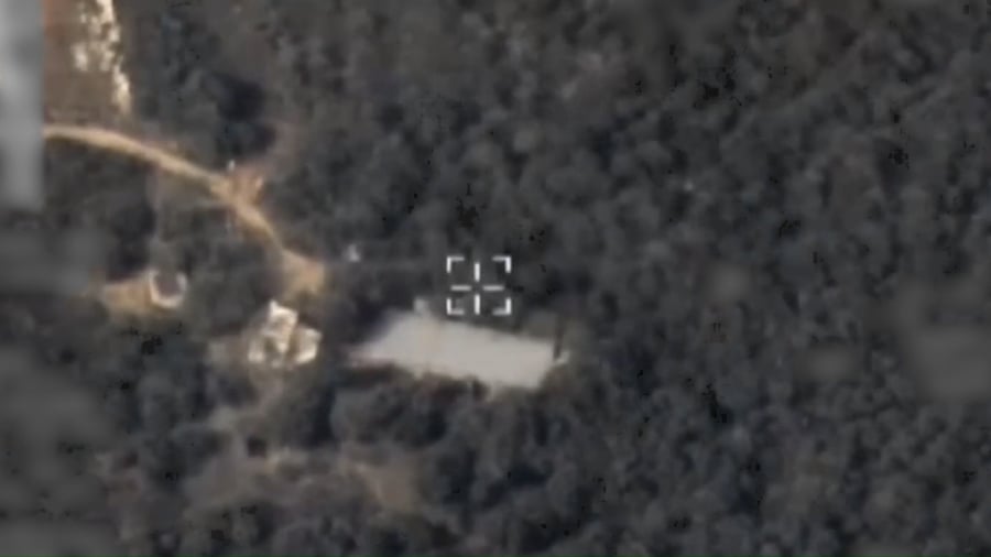 צפו בתקיפות בלבנון