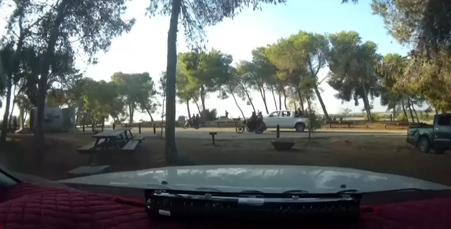 התיעוד ממצלמות הרכב