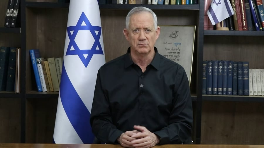 דבריו של השר גנץ