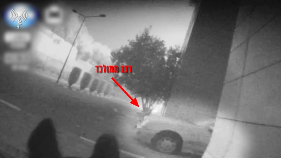 זיהוי רכב ממולכד על-ידי כלב מיחידת עוקץ