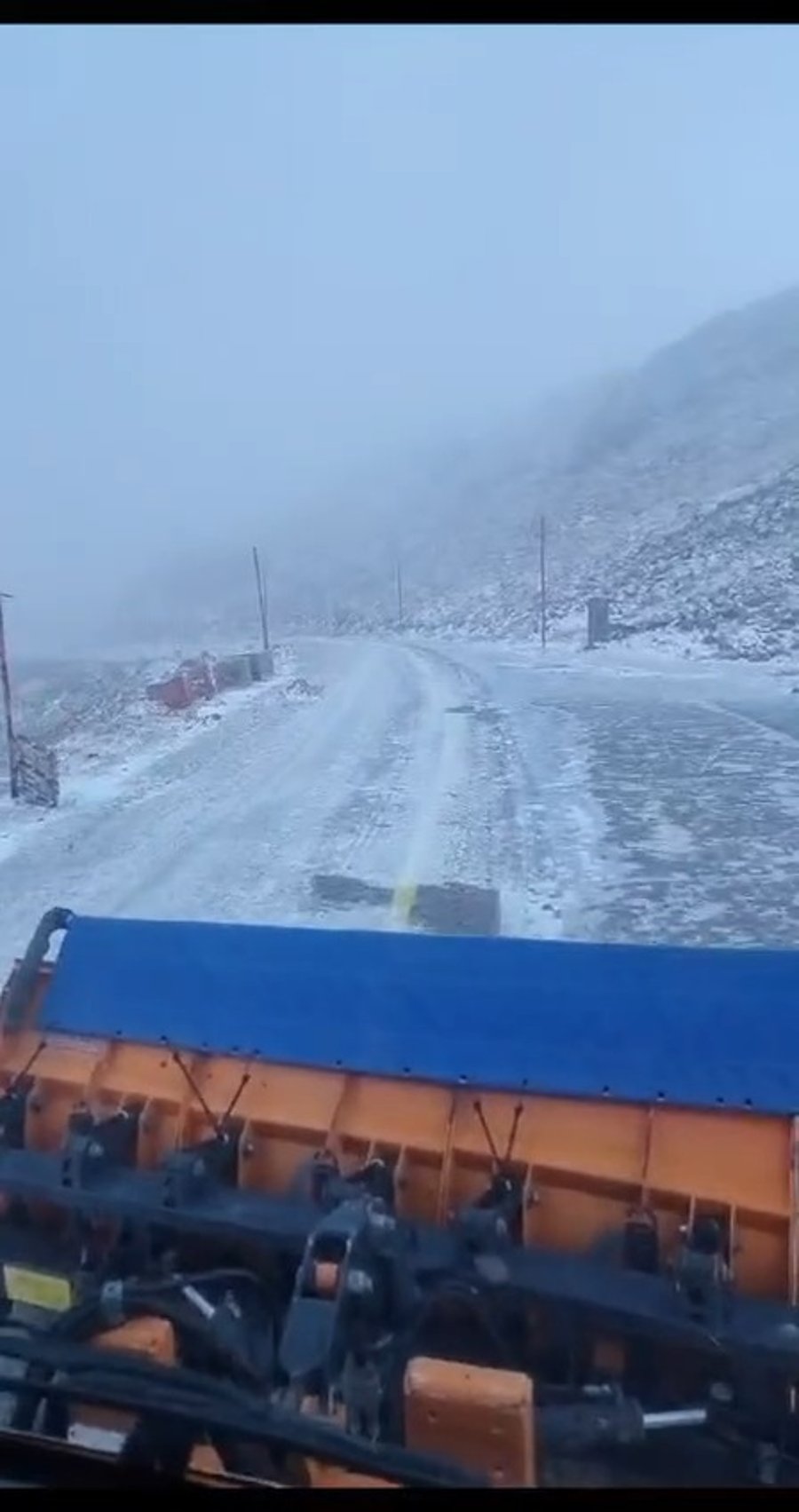 השלג הבוקר מהחרמון