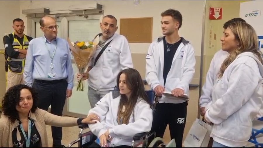 השחרור של מיה ואיתי רגב מבית החולים, היום