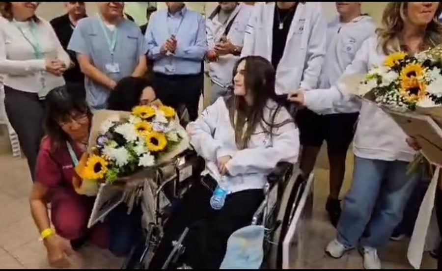 השחרור של מיה ואיתי רגב מבית החולים, היום