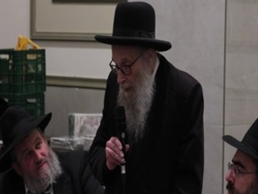 דרשתו של הגאון רבי יהושע אייכנשטיין במעמד