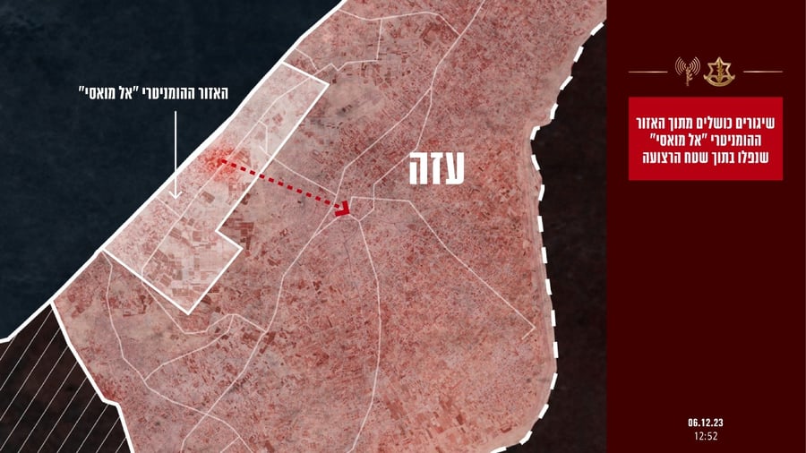 אתמול בשעה 12:52, שיגר חמאס רקטה מתוך האזור ההומניטרי. הרקטה נפלה בשטח הרצועה והעמידה אזרחים עזתים רבים בסיכון. מצורפת המחשה של השיגור הכושל