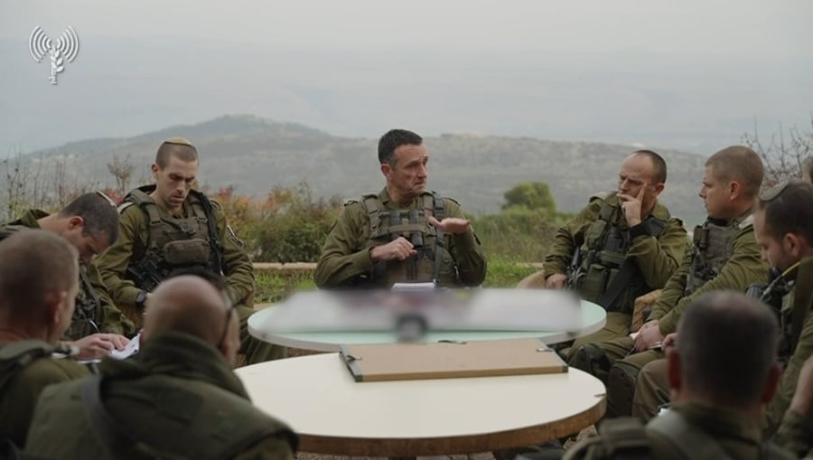 הרמטכ"ל בשיח עם הלוחמים