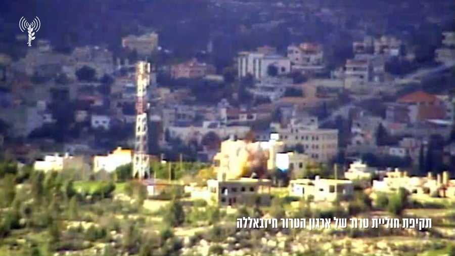 צפו בתקיפה מדוייקת של צה"ל בלבנון