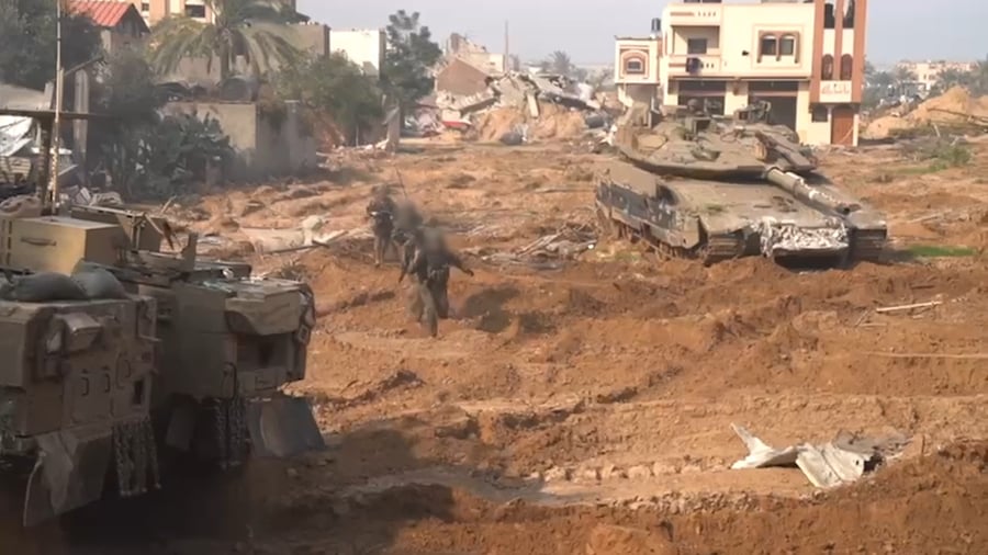 פעילות לוחמי יחידת דובדבן בחאן יונס