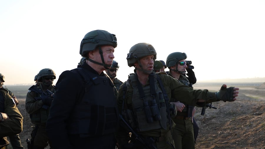 גלנט בהערכת מצב בגבול עזה