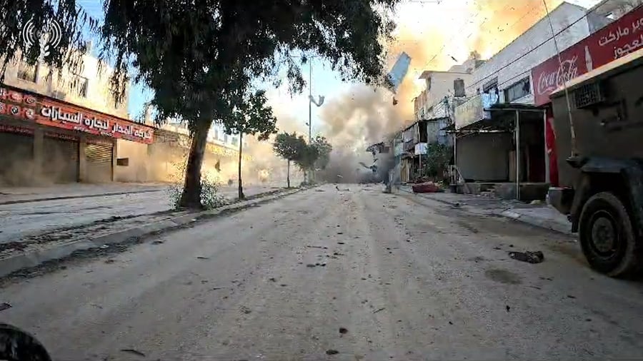 תיעוד של השמדת מעבדת המטענים