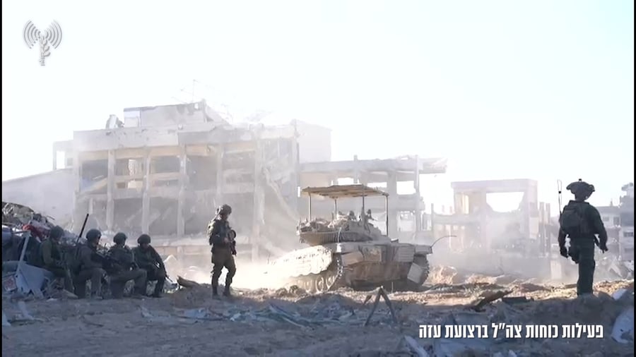 צפו בפעילות צה"ל ברצועה