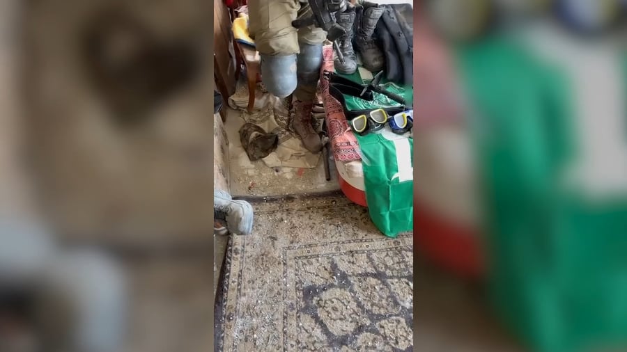 אמצעי הלחימה שאותרו בעזה