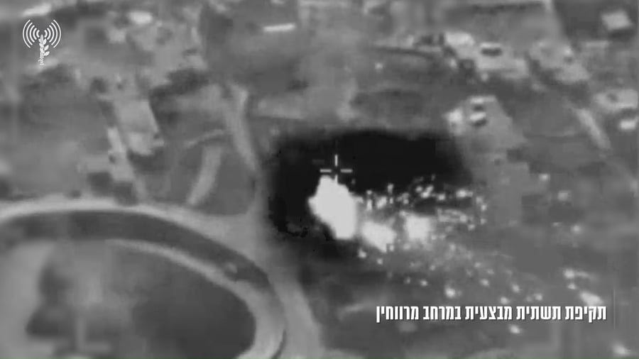 צפו בתקיפת חיל האוויר בלבנון