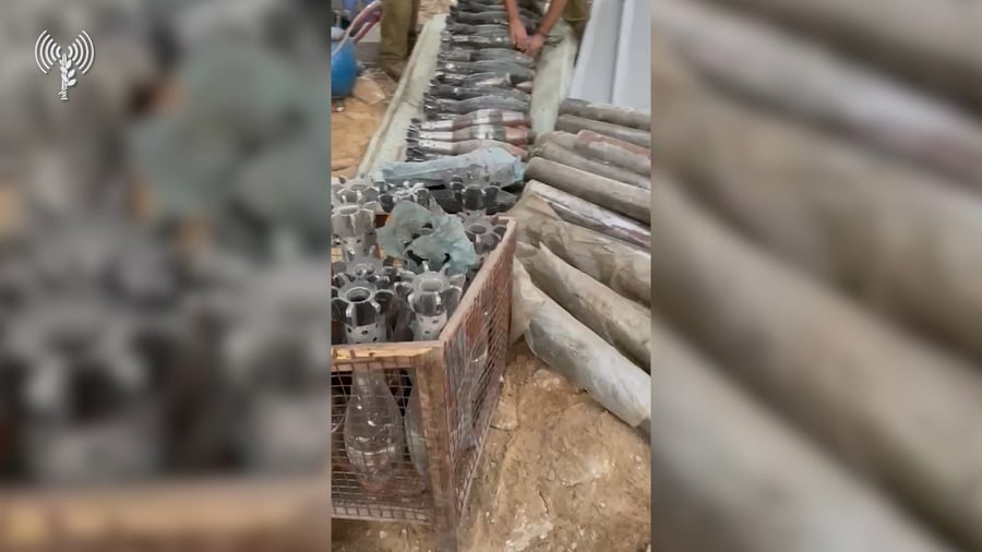 אמצעי לחימה שנמצאו 