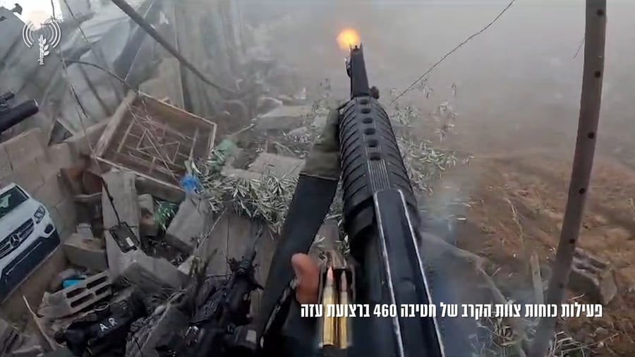 תיעוד מפעילות צוות הקרב של חטיבה 460 במרחב דרג׳ תופאח