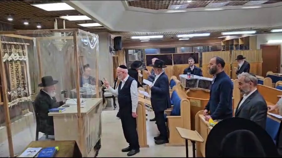 התפילה באמצע השיעור והברכה