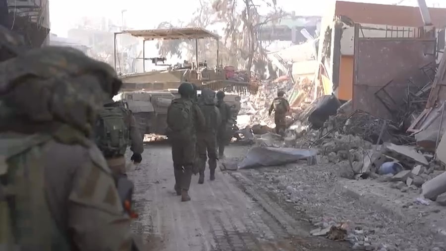  לוחמי צוות הקרב של חטיבה 14