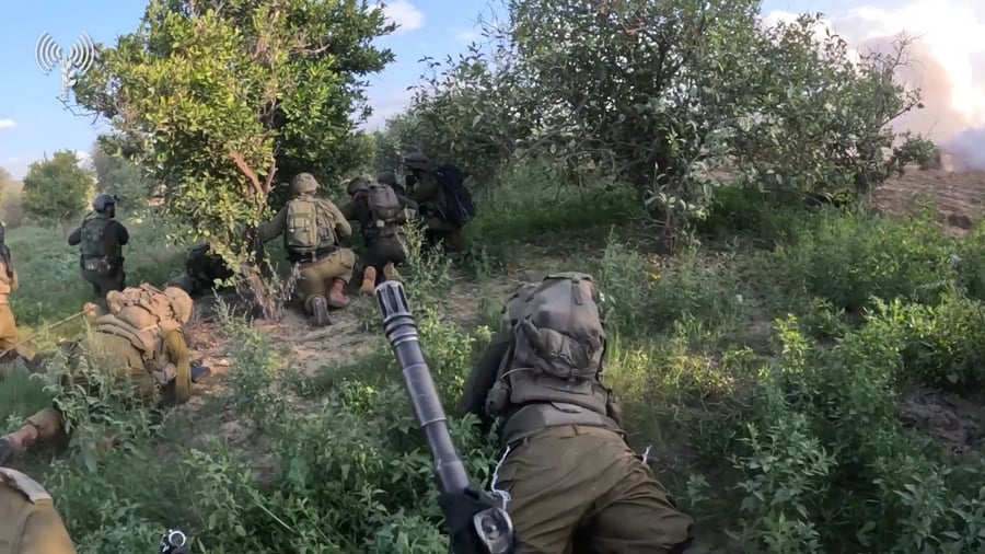  כוחות צוות קרב חטיבת הנח"ל בדרג' תופאח