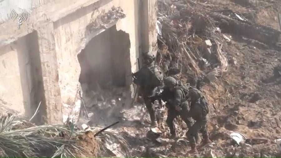 פעילות לוחמי יחידת דובדבן בחאן יונס