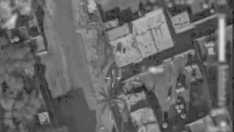 תיעוד מתקיפות צה"ל בשטח הרצועה