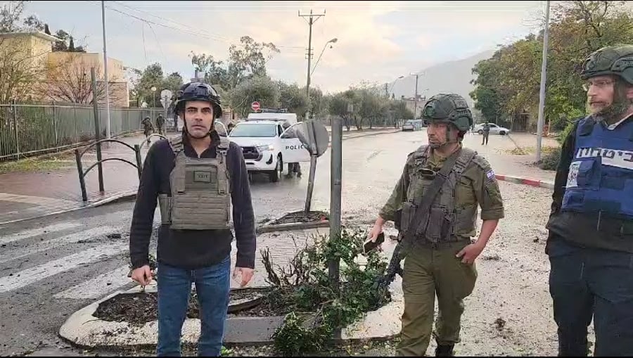 זירת נפילה בקריית שמונה