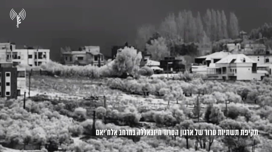 צפו בתקיפות צה"ל בלבנון