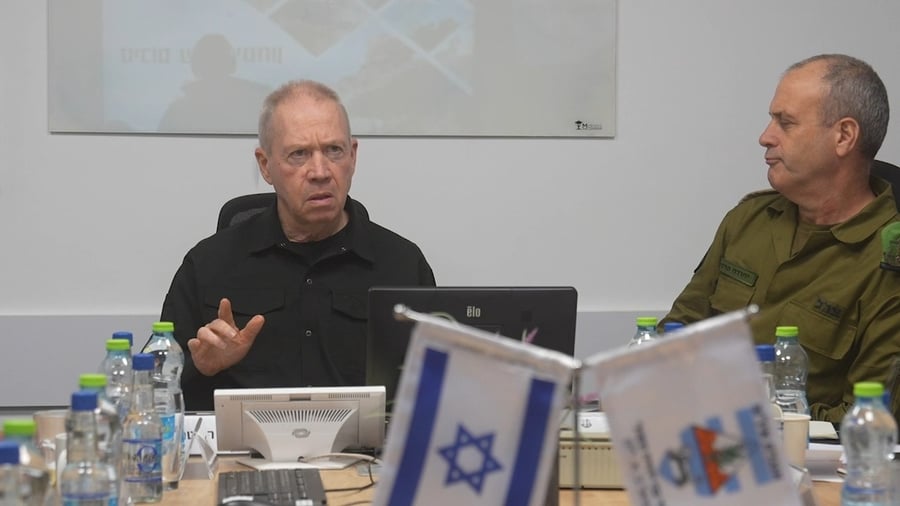 דבריו של שר הביטחון