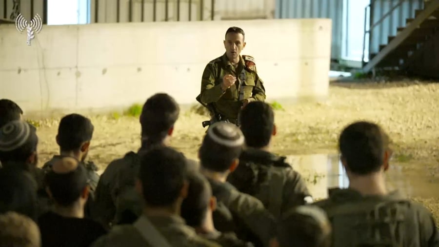 צפו בדברי הרמטכ"ל רא"ל הרצי הלוי ללוחמי יחידת יהל"ם
