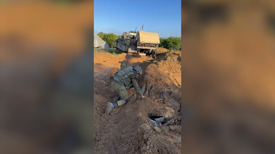 מתקני הרקטות שאותרו על ידי לוחמי חטיבה 401