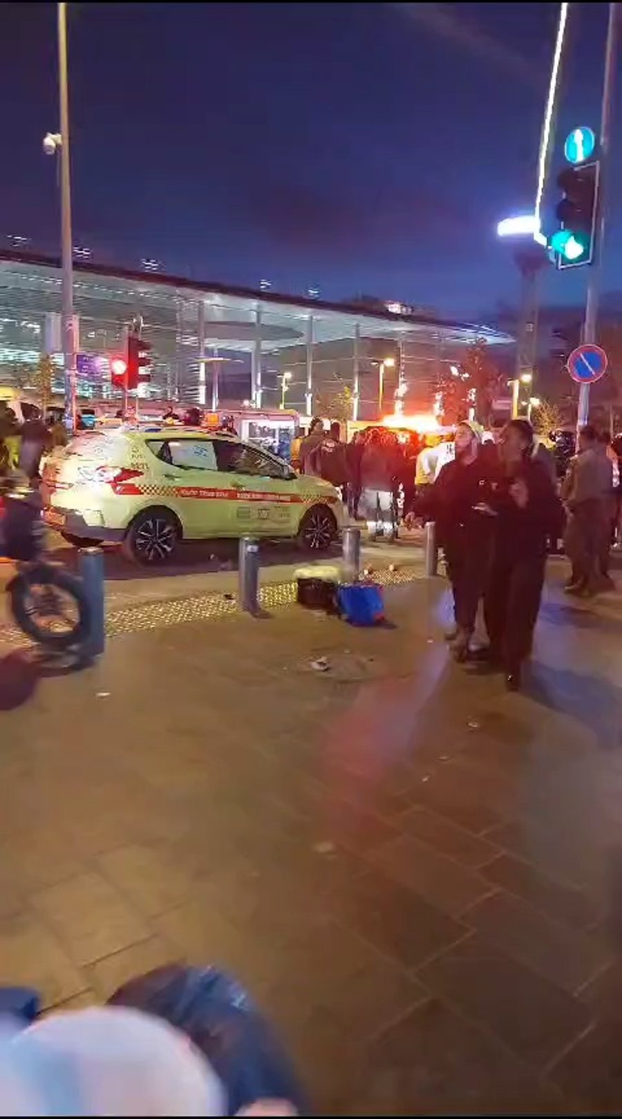 זירת האירוע בירושלים, סמוך לתחנה המרכזית