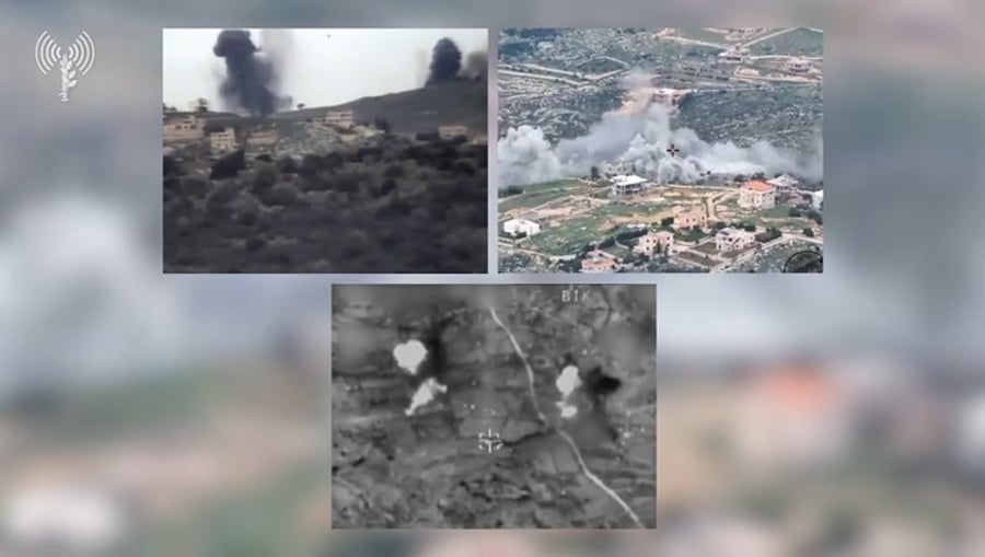 תקיפות צה"ל בשטח לבנון 