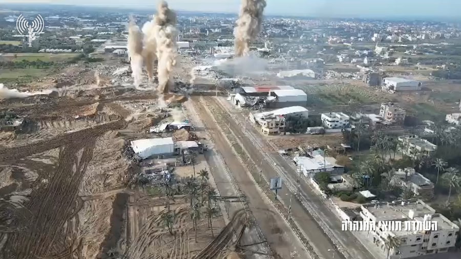 צפו בהשמדת תשתיות החמאס ומנהרות הטרור