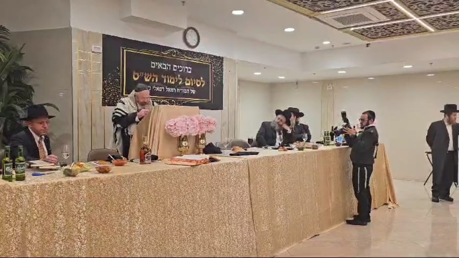 הגר"י עדס נואם