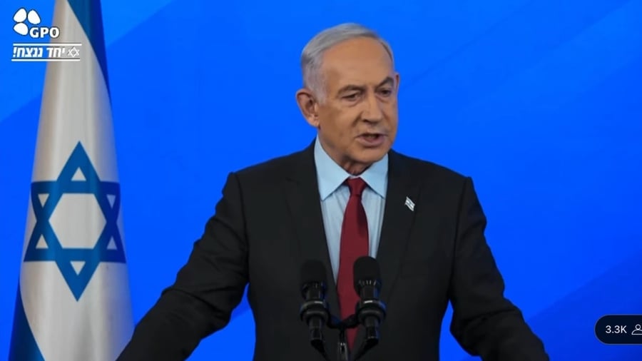 "נתנו להם למלא דף ריק" | נתניהו עושה זאת שוב ומגן בחירוף על שותפיו "הטבעיים"