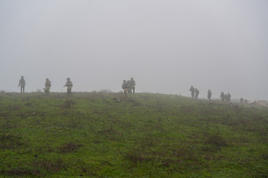צפו בתמונות: חיילי מילואים בתרגיל צבאי גדול בצפון