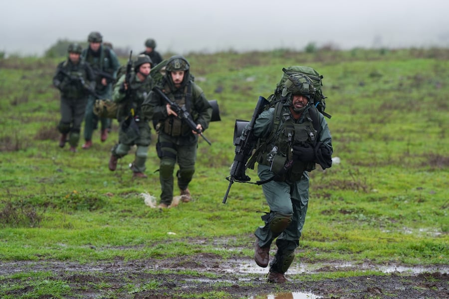 צפו בתמונות: חיילי מילואים בתרגיל צבאי גדול בצפון
