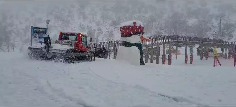 מפלסות השלג בחרמון 