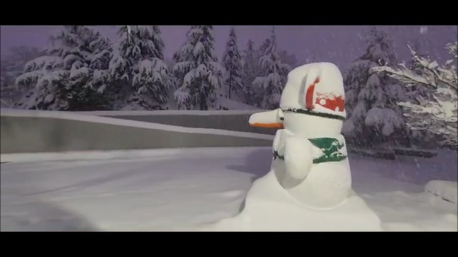 תיעוד מהחרמון הבוקר