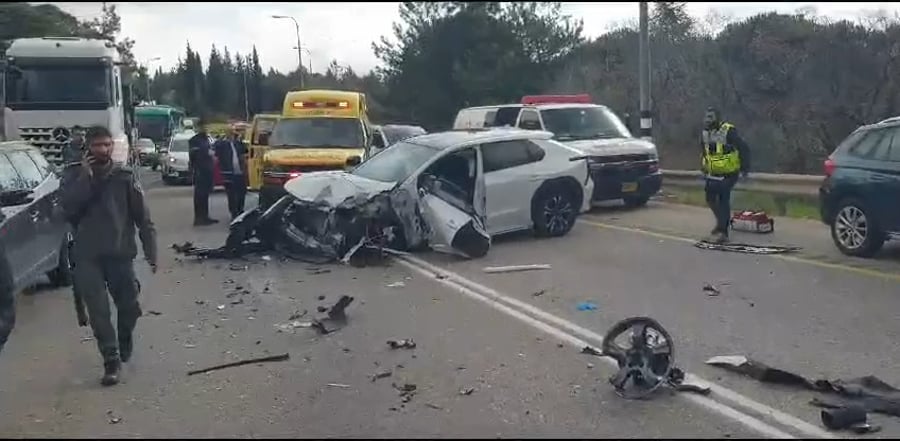 זירת התאונה