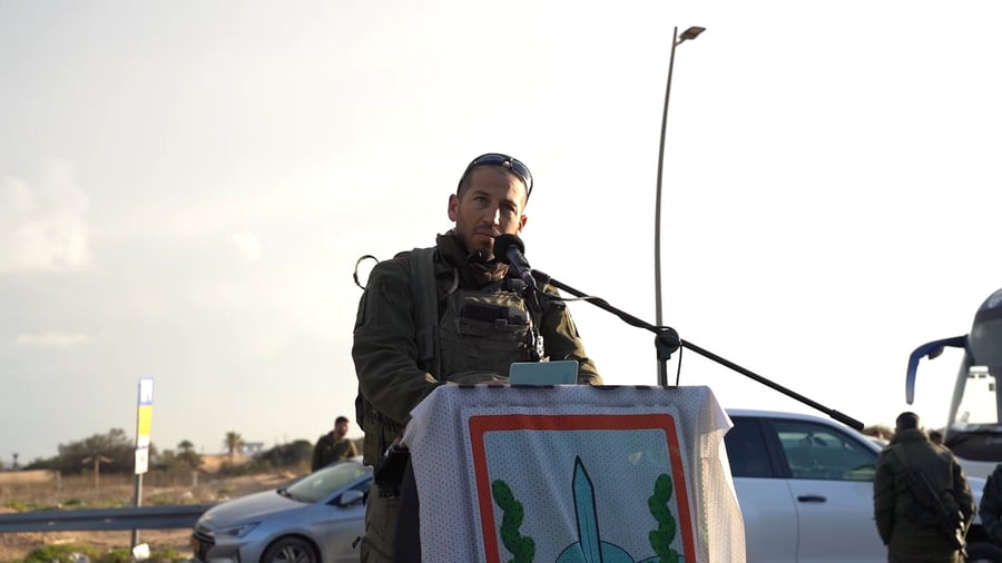  דברי מח״ט 5, אלוף-משנה טל קוריצקי במעמד הקרבי לציון היציאה מרצועת עזה