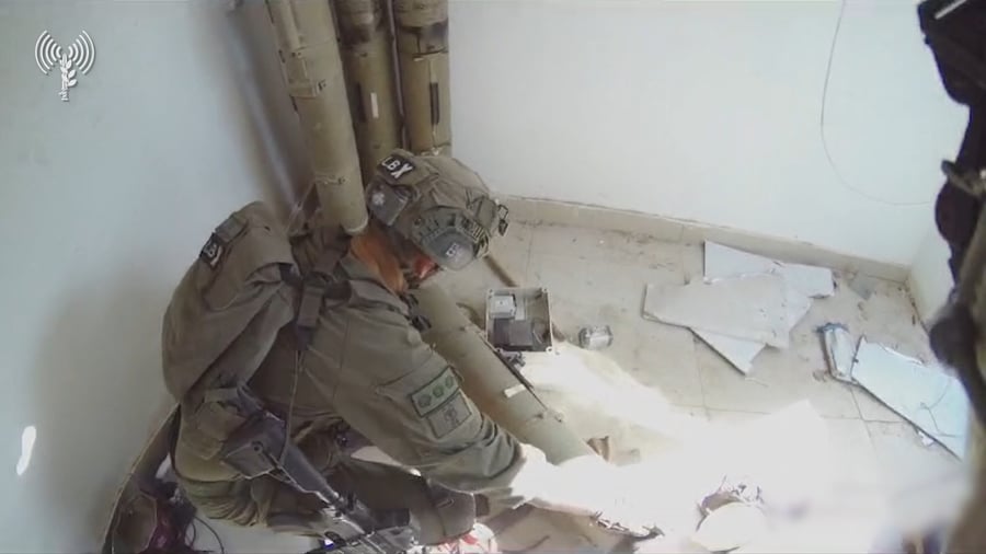 תיעוד של אמצעי הלחימה שאיתרו הכוחות