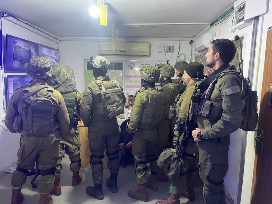 ביקור החיילים בבסיס השומרים בחפציבה