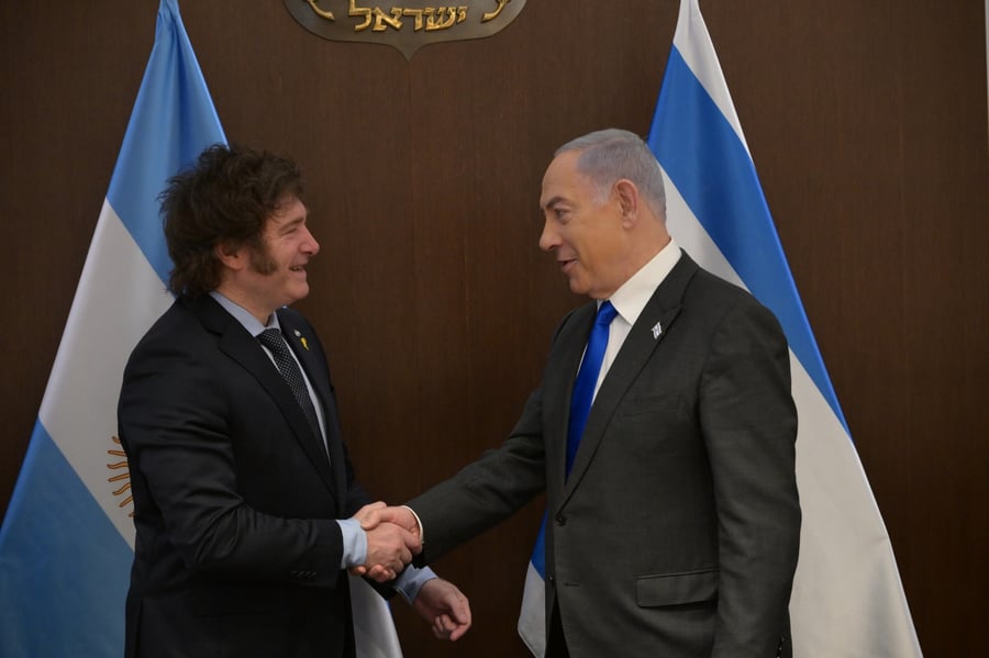 "ברוך הבא לירושלים. ברוך הבא, חבר״ | צפו בפגישת רה"מ עם הנשיא מיליי 