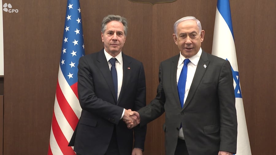 פגישת נתניהו עם אנתוני בלינקן