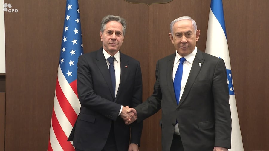 פגישת נתניהו, בלינקן